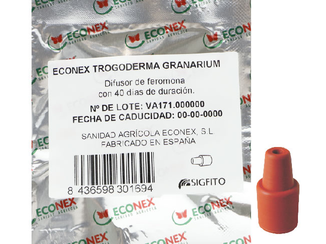 Difusor de feromonas  ECONEX TROGODERMA GRANARIUM (40 días)